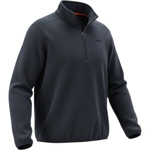 Merrell Mens 1/4 Zip Fleece Pullover Jacket Gray Outdoor Hiking Sweater Large